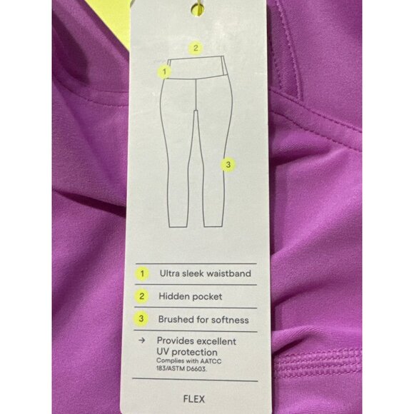 Small - Womens Ultra High-Rise Flex Leggings - All in Motion - Purple - Picture 6 of 10